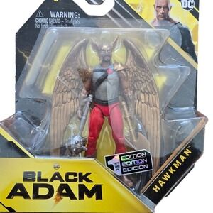 🆕️ DC Comics Black Adam Hawkman‎ 1st Edition Action Figure Collectible Toy